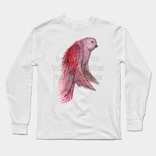 birdy text! Long Sleeve T-Shirt